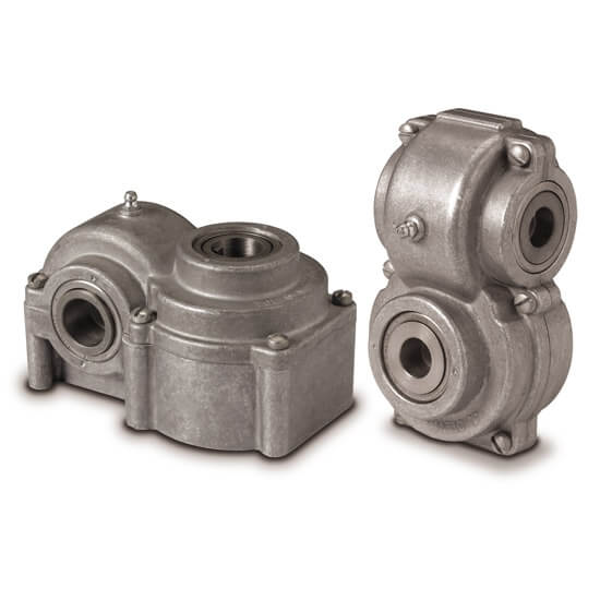 Right-Angle-Float-A-Shaft-GearBoxes-2:1-Ratio-High-Torque-Plain-bearing