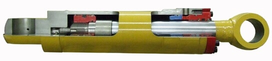 hydraulic cylinder cut-away