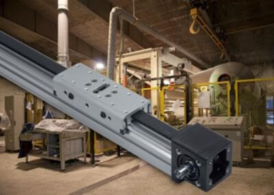 rodless belt-driven actuator in harsh environment