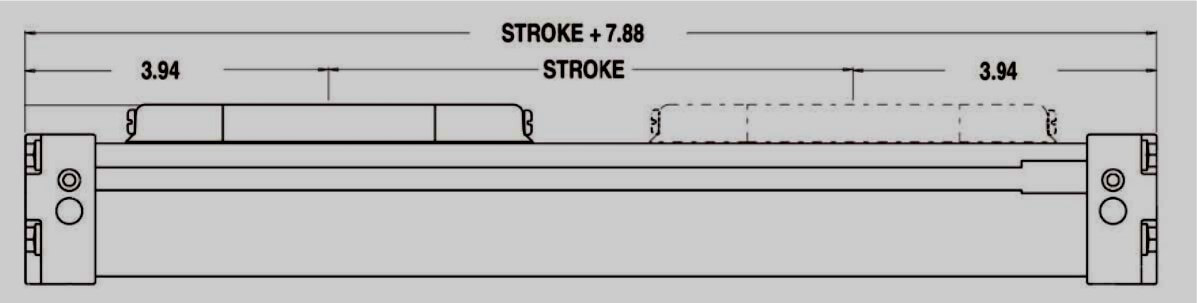 working stroke length of linear actuator