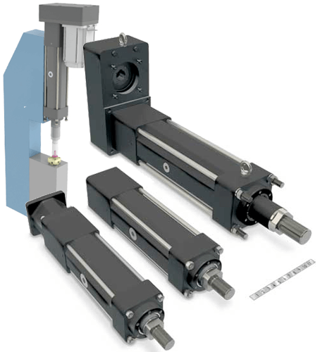 Actuador lineal - T series - Thomson Industries, Inc. - neumático /  hidráulico / AC