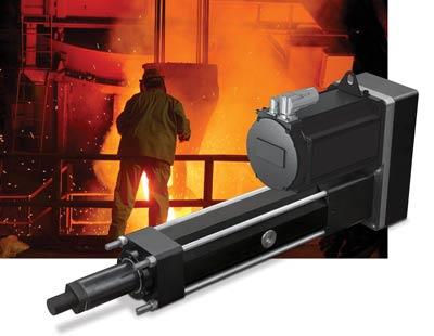 RSX extreme force linear actuator in foundry