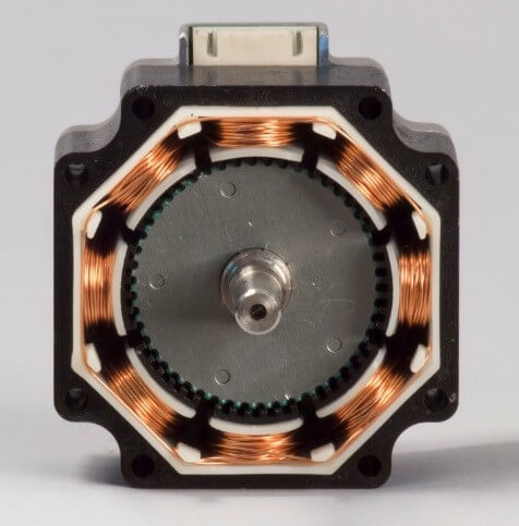 stepper motor cutaway