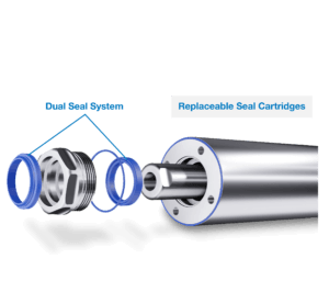 RSH replaceable seal exploded view