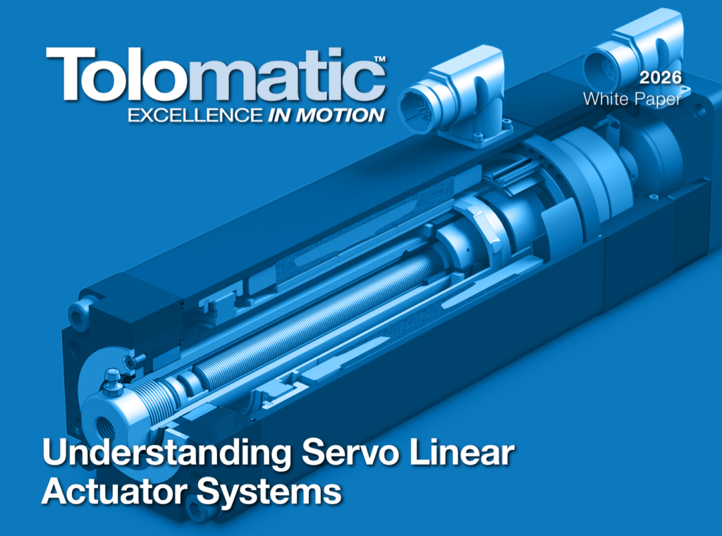 cover of understanding servo linear actuators whitepaper